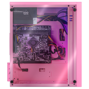 Xtreme PC AMD Radeon R2 Dual Core E1 8GB SSD 240GB Monitor 21.5 WIFI RGB Pink