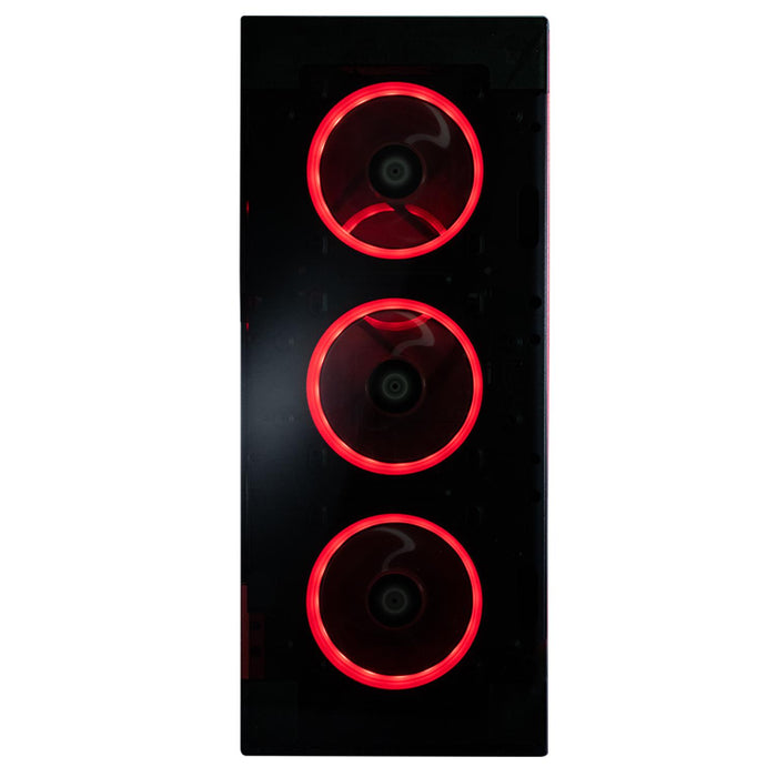 Gabinete Gamer BALAM RUSH THINOS E-ATX 4 Fan Cristal templado ARGB