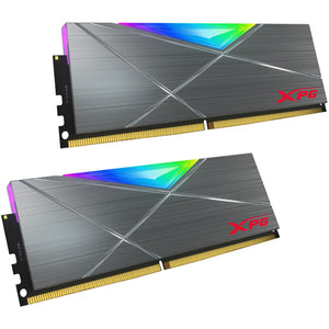 Memoria RAM DDR4 32GB 4133MHz XPG SPECTRIX D50 2x16GB 1.4V RGB Gris AX4U413316G19J-DT50