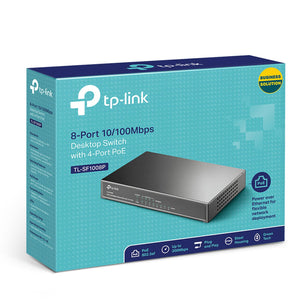 Switch TP-LINK TL-SF1008P 8 Puertos Fast Ethernet 10/100Mbps PoE 802.3af