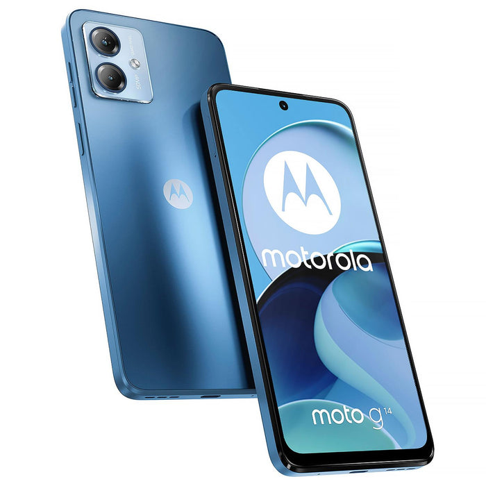 Celular MOTOROLA Moto G14 4G 4GB 128GB 6.5" FHD+ 60 Hz 50 MP Azul + Audifonos Internacional