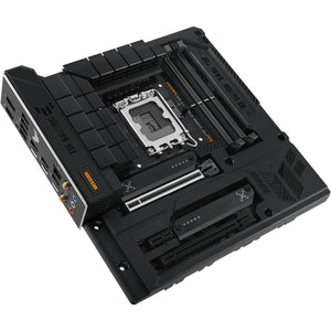 Tarjeta Madre ASUS TUF GAMING B760M-BTF WIFI LGA1700 4x DDR5 3x M.2 PCIe 4.0 USB-C WIFI 6 BT 5.2 Micro ATX