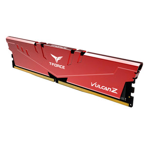 Memoria RAM DDR4 16GB 3200MHz TEAMGROUP T-FORCE VULCAN Z Rojo TLZRD416G3200HC16F01