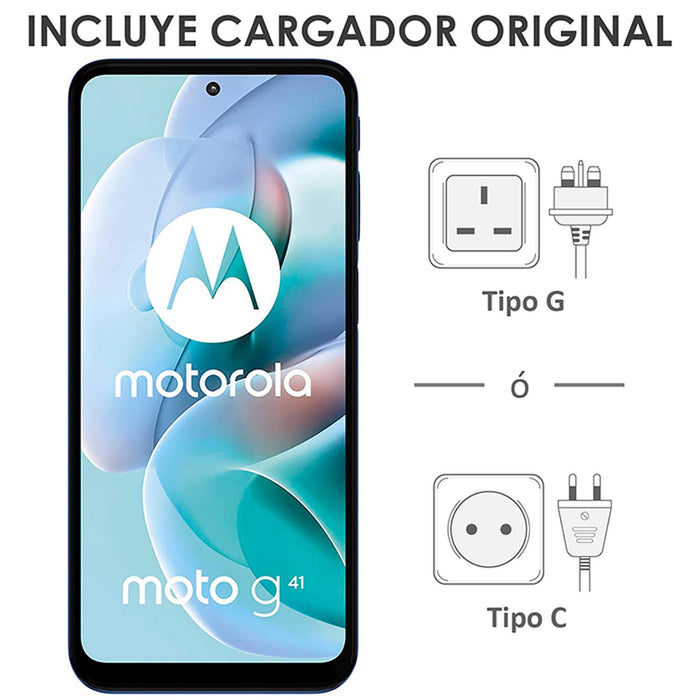 Celular MOTOROLA Moto G41 6GB 128GB 6.4" FHD+ 48MP Meteorite Black 1 SIM Internacional