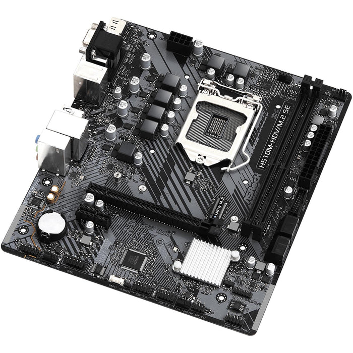 Tarjeta Madre ASROCK H510M-HDV/M.2 SE LGA 1200 2x DDR4 1x M.2 PCIe 4.0 Micro ATX