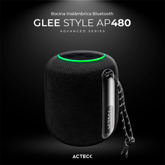 Bocina Portatil ACTECK GLEE STYLE AP480 Inalambrica Sonido Estereo Tws 3.5 mm Negro AC-935289