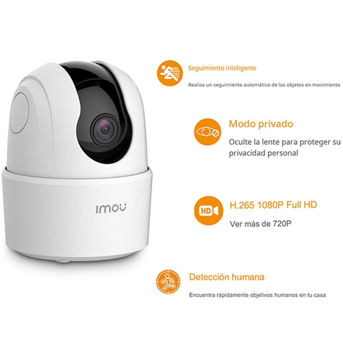 Camara de seguridad WIFI IMOU Ranger 2C 2MP Interior Full HD 2.4Ghz hasta 6 días de respaldo en grab