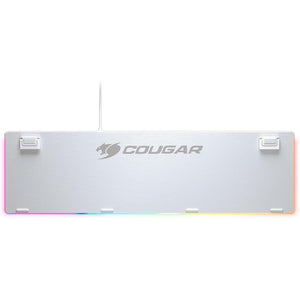 Teclado Gamer COUGAR VANTAR S RGB Switch de Tijera USB Ingles Blanco 37VSWRNMW.0002