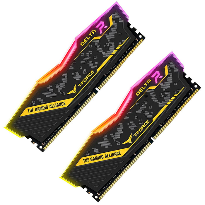 Memoria RAM DDR4 64GB 3200MHz TEAMGROUP T-FORCE TUF GAMING RGB 2x32GB