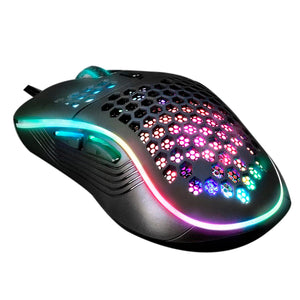 Mouse Gamer GAMDIAS ZEUS M4 12800DPI RGB + Mouse Pad NYX E1