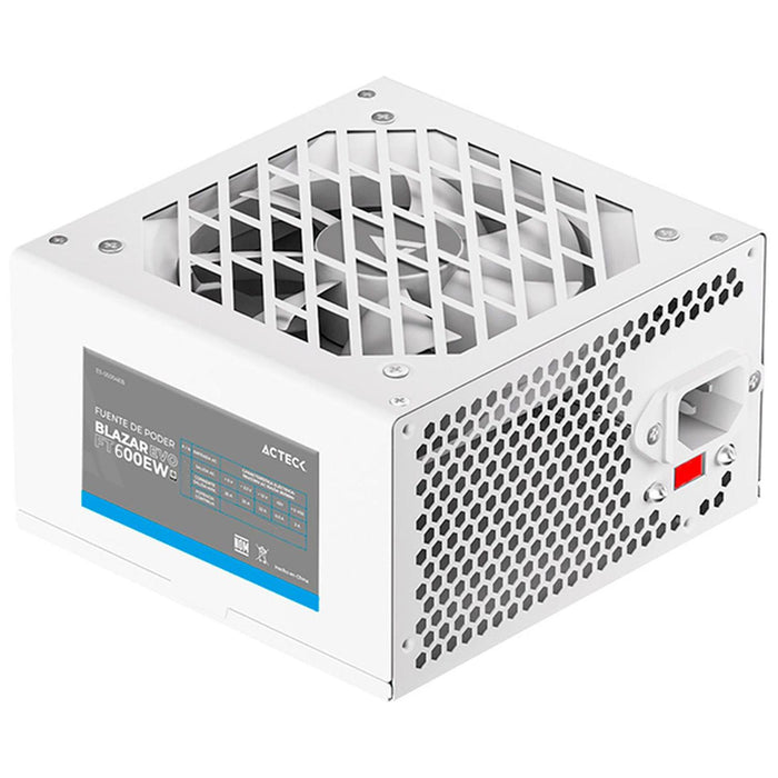 Fuente de Poder PC 600W ACTECK BLAZAR EVO FT600E Blanco ES-05003EW