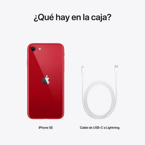 Celular APPLE iPhone SE 3 64GB 4.7" Liquid Retina HD Camara 12MP Rojo Reacondicionado