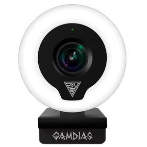 Camara Web GAMDIAS IRIS M1 1080P Full HD Microfono Led USB