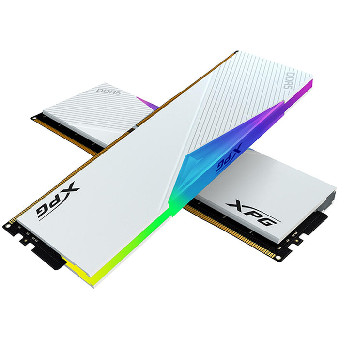 Memoria RAM DDR5 32GB 5600MT/s XPG LANCER RGB 2x16GB Blanco AX5U5600C3616G-DCLARWH