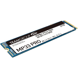 Unidad de Estado Solido SSD M.2 2TB TEAMGROUP MP33 PRO NVMe PCIe 3.0 2100/1700 MB/s TM8FPD002T0C101