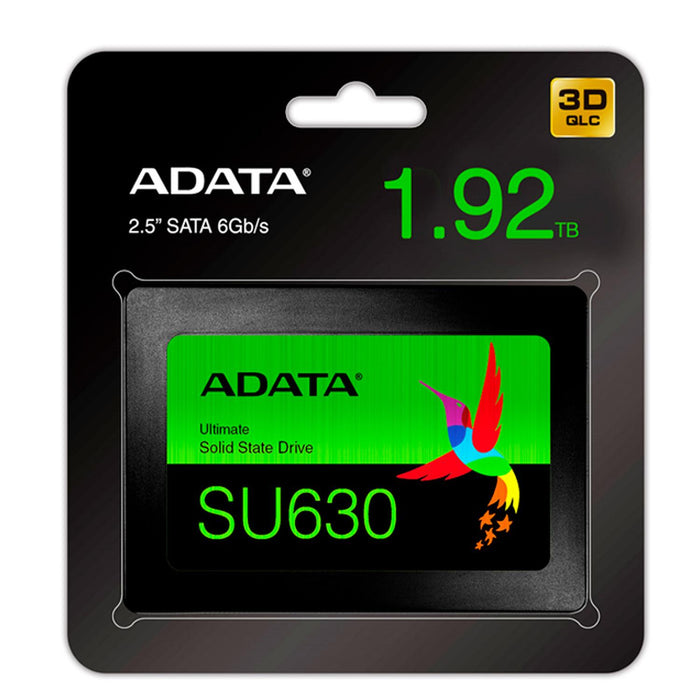 Unidad de Estado Solido SSD 2.5 1.92TB ADATA SU630 SATA III 520/450 MB/s ASU630SS-1T92Q-R