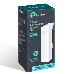 Access Point TP-LINK CPE210 9dBi PoE Exterior 5Km 300Mbps