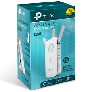 Repetidor Wifi TP-LINK RE450 AC1750 Dual Band rompemuros 1300Mbps
