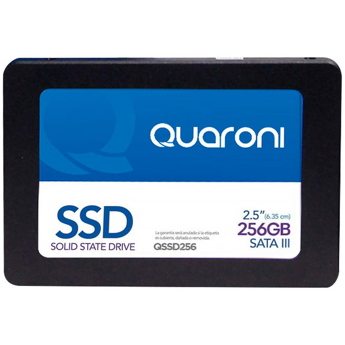 Unidad de Estado Solido SSD 2.5 256GB QUARONI QSSD256 SATA III 510/450 MB/s