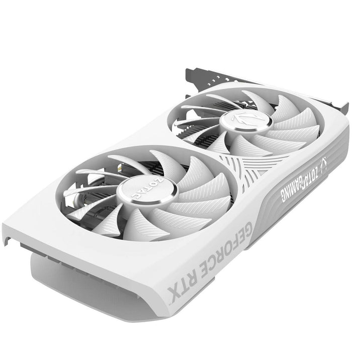 Tarjeta de Video ZOTAC GeForce RTX 4060 Twin Edge OC White Edition 8GB GDDR6 ZT-D40600Q-10M