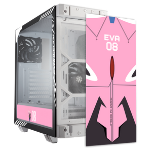 Gabinete Gamer XTREME PC GAMING Evangelion 08 Edition Media Torre ATX 2 Fan Cristal Templado