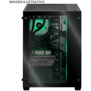 Gabinete Gamer XTREME PC GAMING Counter Strike Edition Media Torre ATX 4 Fan Cristal Templado RGB