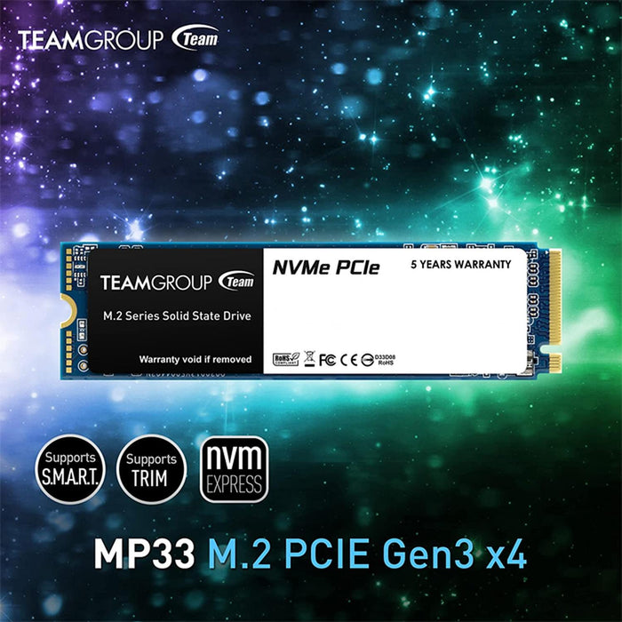 Unidad de Estado Solido SSD M.2 512GB TEAMGROUP T-Force NVMe PCIe 3.0 1700/1400 MB/s TM8FP6512G0C101