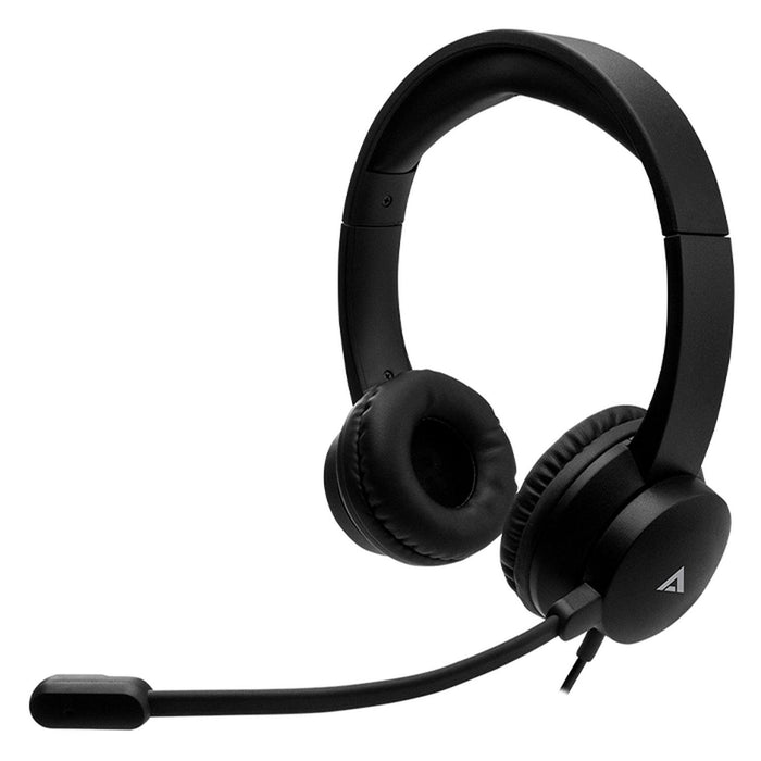 Audifono Diadema para Call Center ACTECK DISCOVER HU430 Alambrico microno flexible Negro AC-932233