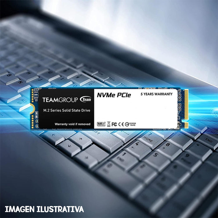 Unidad de Estado Solido SSD M.2 512GB TEAMGROUP T-Force NVMe PCIe 3.0 1700/1400 MB/s TM8FP6512G0C101