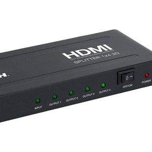 Adaptador Splitter HDMI XTECH 1 entrada 4 Salidas 1080P XHA-410