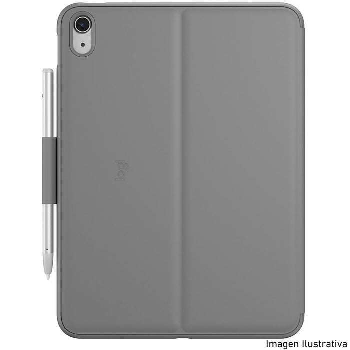 Funda LOGITECH Slim Folio Teclado Compatible iPad 10 Gen 10.9" Gris