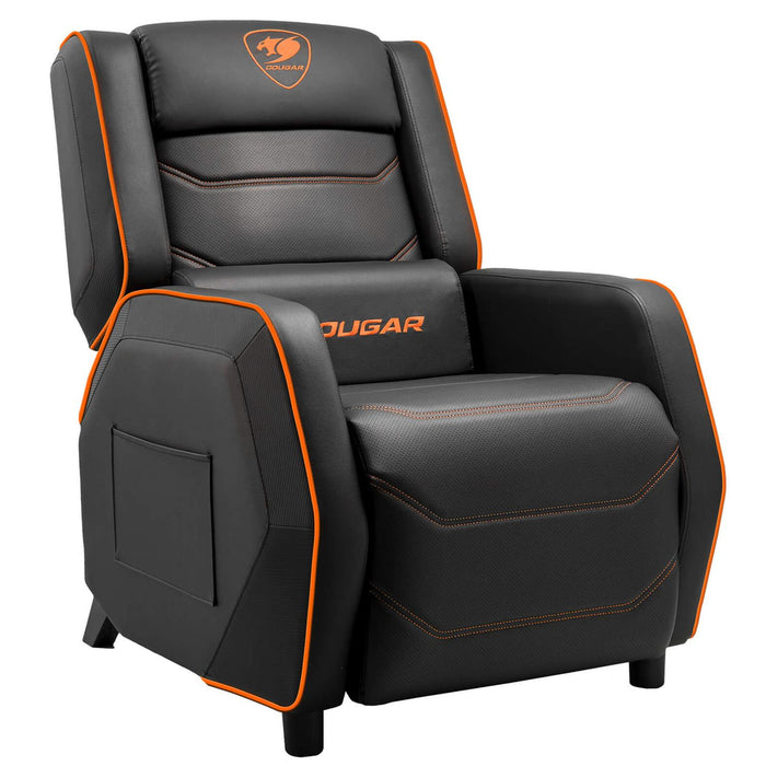 Sofa Gamer COUGAR RANGER S Ergonomico Reclinable Reposapies 160KG Negro/Naranja 3MRGSORB.0001