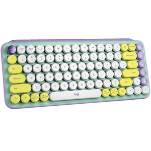 Teclado Bluetooth LOGITECH Pop Keys Fresh Vibes Mecanico USB