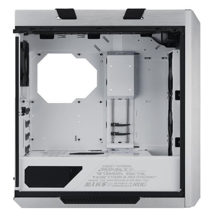 Gabinete Gamer ASUS ROG STRIX HELIOS GX601 E-ATX Media Torre 4 Fan Cristal Templado USB-C RGB Blanco