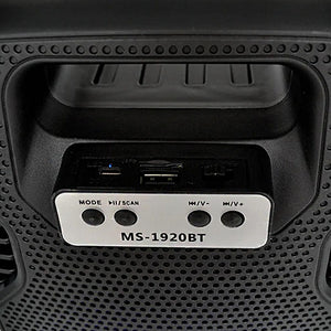 Bocina Bluetooth MS-1920BT 6.5" Radio FM USB