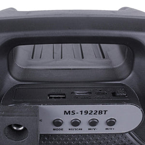 Bocina Bluetooth MS-1922BT 6.5" Radio FM USB OPEN BOX
