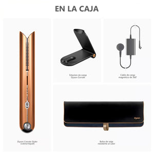 Alaciadora Inalambrica DYSON Corrale Placas Flexibles Pantalla OLED 210 °C Copper/Nickel