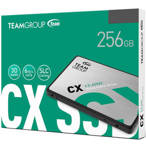Unidad de Estado Solido SSD 2.5 256GB TEAMGROUP CX2 SATA III 520/430 MB/s T253X6256G0C101