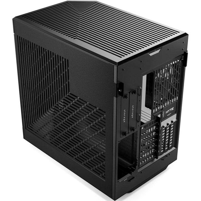 Gabinete Gamer HYTE Y60 E-ATX Media Torre 3 FAN Cristal Templado USB-C Negro CS-HYTE-Y60-B