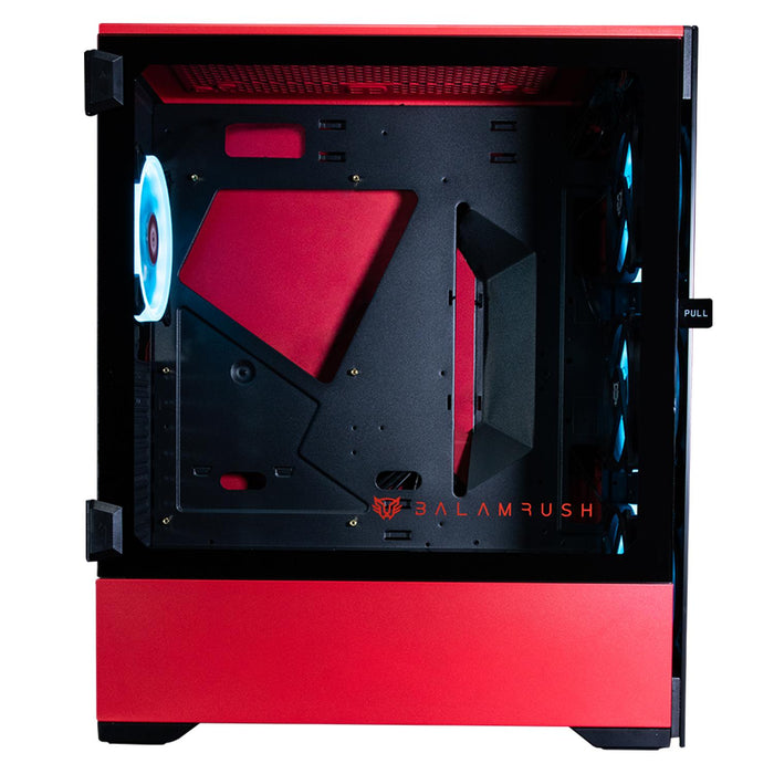 Gabinete Gamer BALAM RUSH THINOS E-ATX 4 Fan Cristal templado ARGB