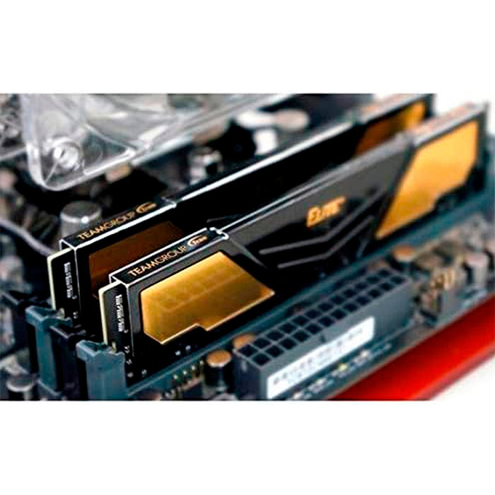 Memoria RAM DDR4 16GB 2666MHz TEAMGROUP ELITE PLUS 1x16GB Dorado TPD416G2666HC1901