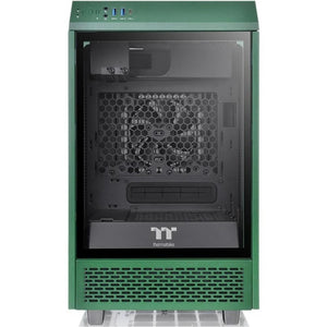 Gabinete Gamer THERMALTAKE The Tower 100 Mini ITX Mini Torre 2 Fan Cristal Templado USB-C Verde