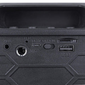 Bocina Portatil BQ-7621-4P 4" Bluetooth USB Negro OPEN BOX