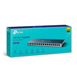 Switch TP-LINK TL-SG116 16 Puertos Gigabit Ethernet 10/100/1000 Mbps TL-SG116