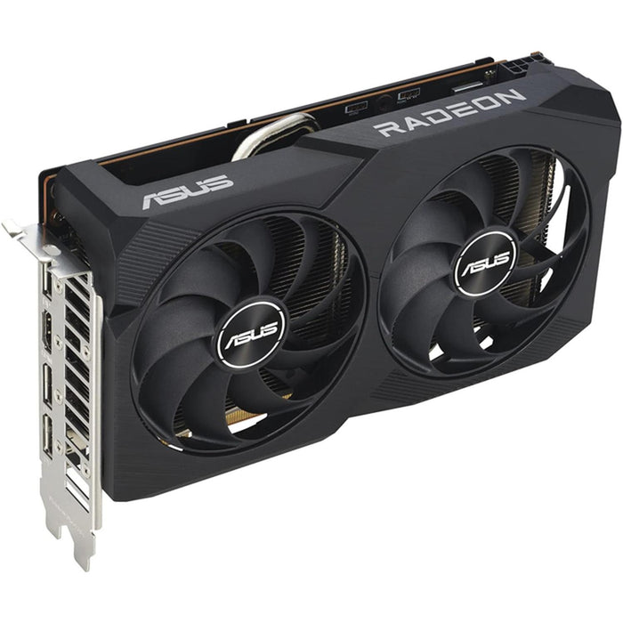 Tarjeta de Video ASUS Dual Radeon RX 7600 V2 OC Edition 8GB GDDR6 DUAL-RX7600-O8G-V2