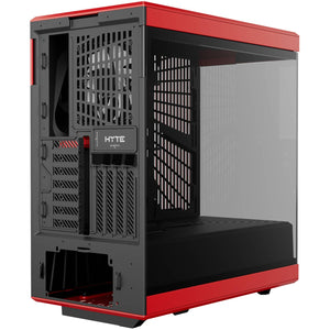 Gabinete Gamer HYTE Y40 ATX Media Torre 2 FAN Cristal Templado USB-C Rojo CS-HYTE-Y40-BR