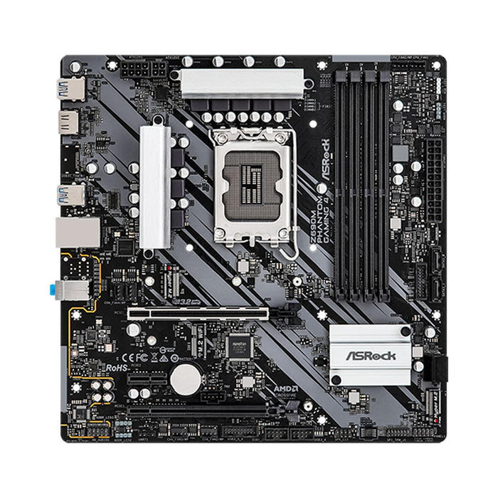 Tarjeta Madre ASROCK Z690M PHANTOM GAMING 4 LGA 1700 4x DDR4 2x M.2 PCIe 4.0 Micro ATX