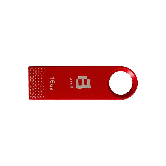 Memoria USB 16GB BLACKPCS MU2108 2.0 Metalica Rojo MU2108R-16