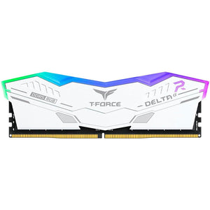 Memoria RAM DDR5 32GB 5600MT/s TEAMGROUP T-FORCE DELTA RGB 1x32GB Blanco FF4D532G5600HC36B01