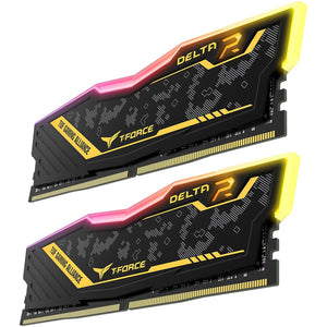 Memoria RAM DDR4 16GB 3200MHz TEAMGROUP T-Force DELTA TUF Gaming RGB 2x8GB TF9D416G3200HC16CDC01